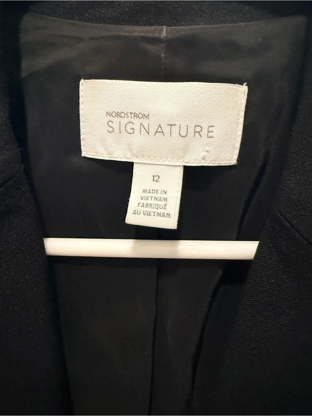 Nordstrom Signature Style black blazer